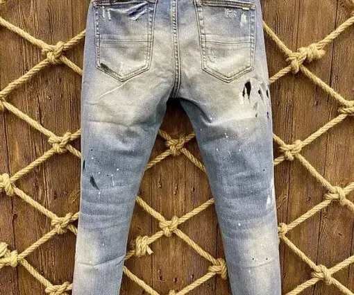 Alternative view of Amiri Distressed Denim Jeans