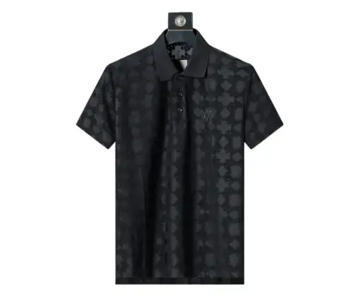 Amiri Terry Jacquard Fabric Polo Shirt Black