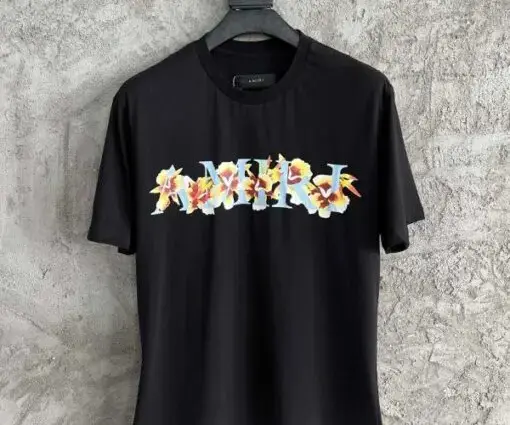 Amiri Cotton T-Shirt Black