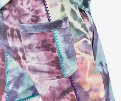 Alternative view of Amiri Tie Dye Patchwork Sweatpant Multicolor