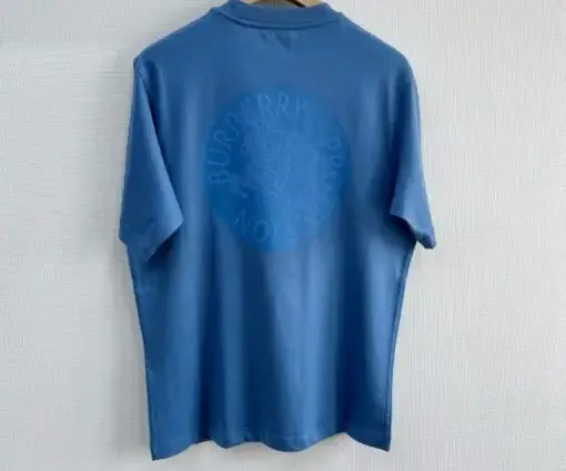 Alternative view of Burberry Burberry EKD-badge Cotton t-shirt blue