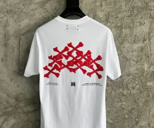 Amiri Bones Stacked T-shirt White