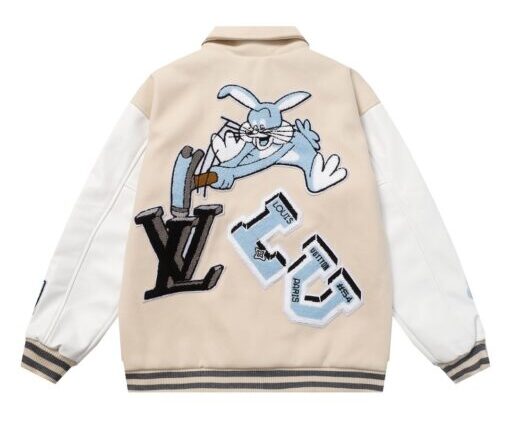Alternative view of Louis Vuitton Bomber Bugs Bunny Varsity Cream