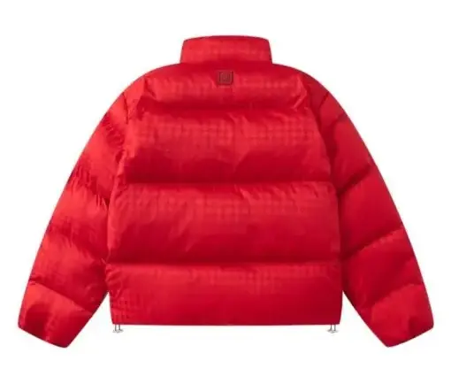 Alternative view of Amiri MA Quad Jacquard Down Jacket Red