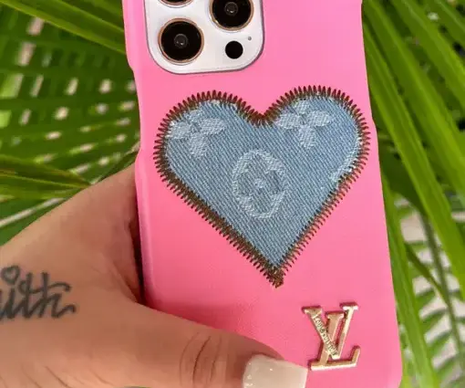 LV LPink V iPhone Case