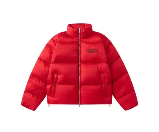 Amiri MA Quad Jacquard Down Jacket Red