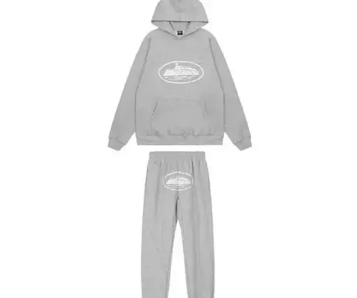 Corteiz 5 Starz Tracksuit Grey