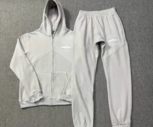 Corteiz Gasolina Tracksuit Grey