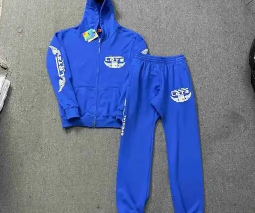 Corteiz Gasolina Tracksuit Blue