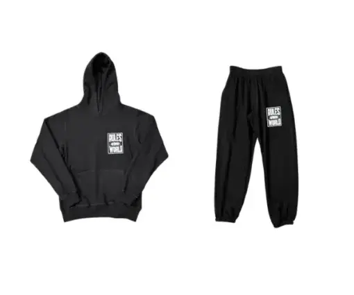 Corteiz Rules The World Tracksuit Black