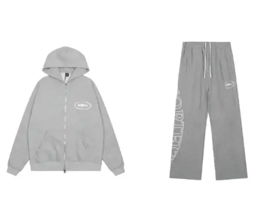 Corteiz Superior Royale Zip Hoodie Traksuit Grey