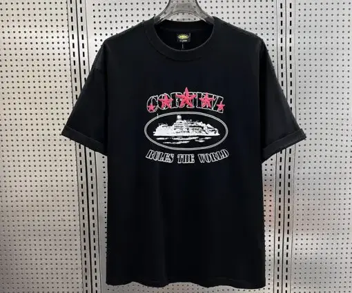 Corteiz Rules The World T Shirt Black