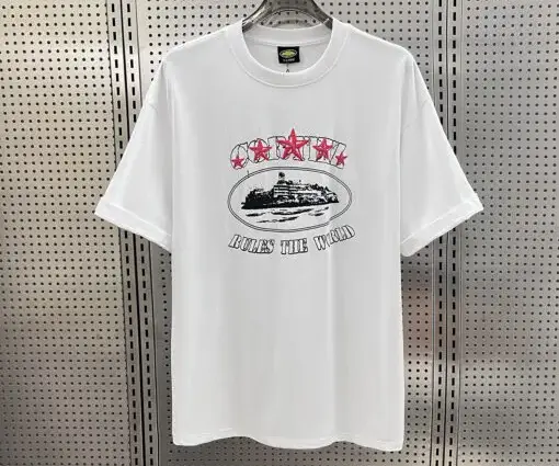 Corteiz Rules The World T Shirt White