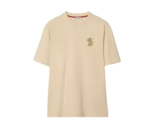 Burberry B Snake cotton t-shirt sand beige