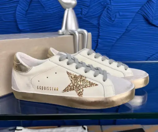Golden Goose Super-Star Sneakers Golden/ White