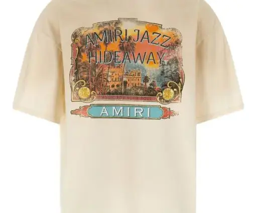 Alternative view of AMIRI Jazz Hideaway T-shirt beige