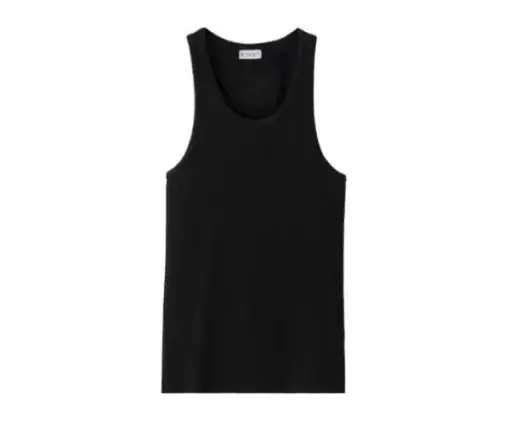 Burberry ribbed-knit vest top black