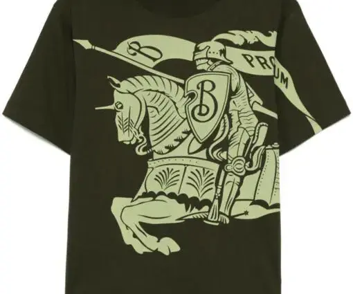 Burberry EKD Badge Cotton T-shirt Black