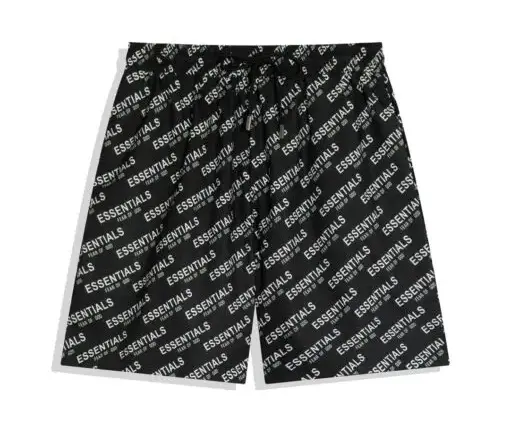 Fear of God Essentials all-over Print Shorts Black