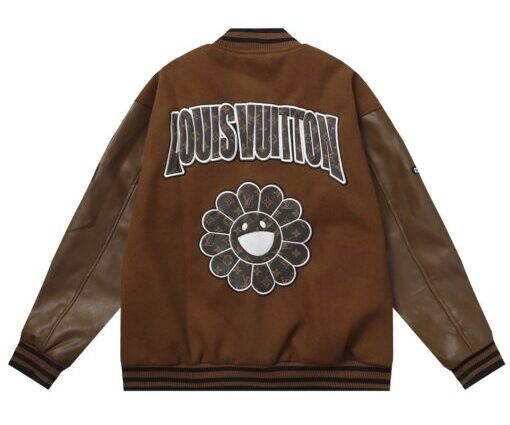 Alternative view of LV Varsity Jacket Brown