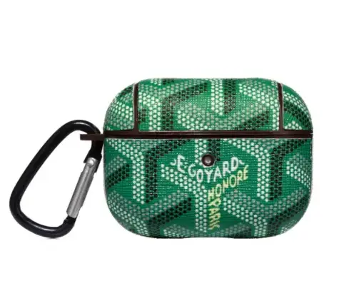 Goyard AirPod Case Green