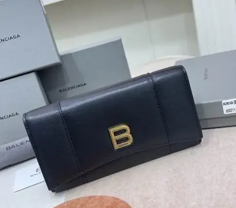 Balenciaga Long wallet Black