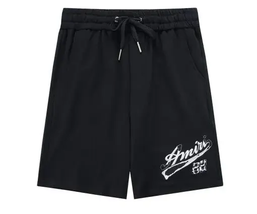 Alternative view of Amiri Short Black White