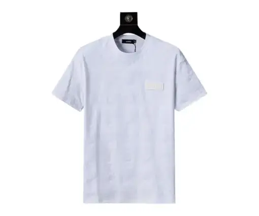 Amiri Arrival All Over Flocked Print T Shirt White