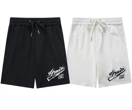 Amiri Short Black White