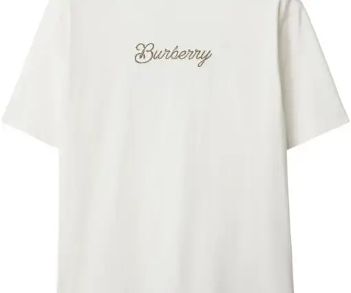 Burberry Surfer Knight cotton T-shirt White