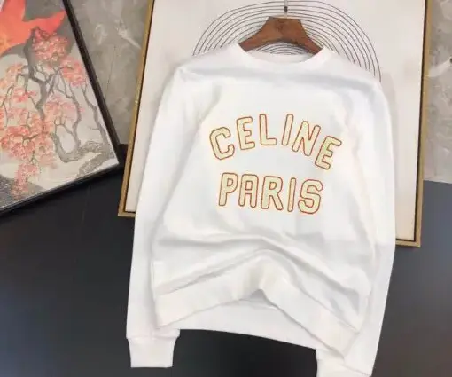 Celine Paris Sweatshirt White