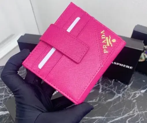 Prada Wallet 10cm Hot Pink