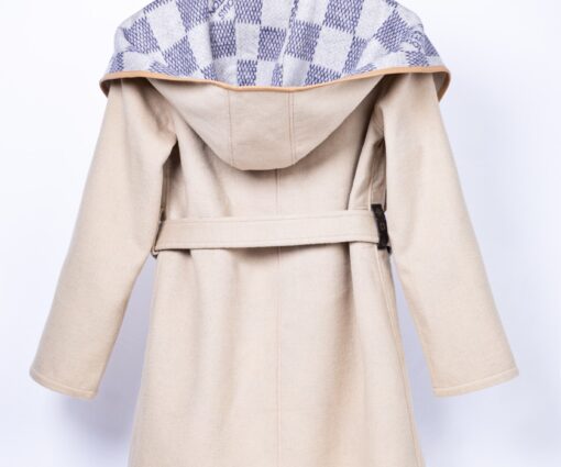 Alternative view of LV Long Wool Coat Light Tan