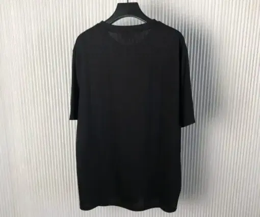 Alternative view of Burberry Stripe Trim Pocket Cotton T-shirt Black