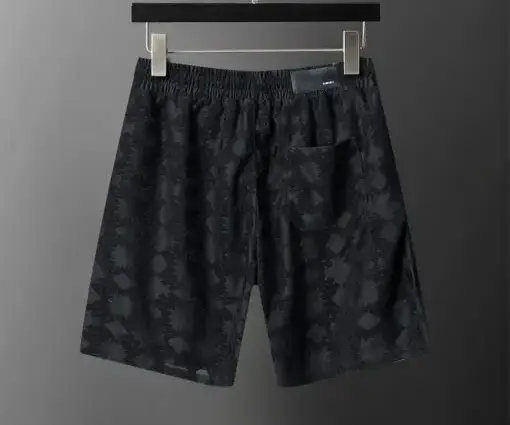 Alternative view of Amiri Short Copacabana Jacquard Black