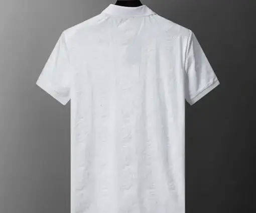 Alternative view of Amiri All Over Flocked Print Polo Shirt White