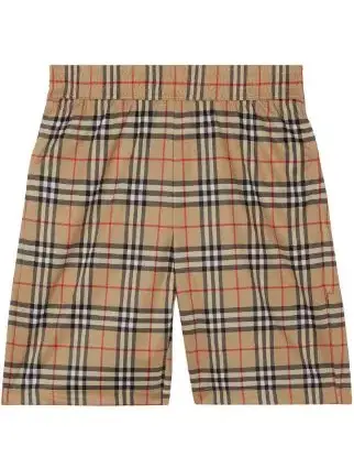 Burberry check-print Shorts