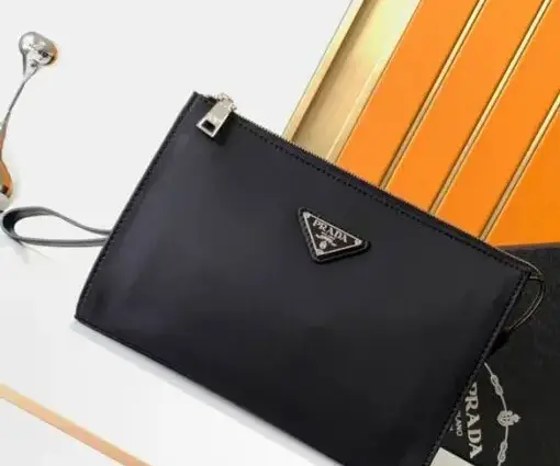 Prada Clutch Wallet 25cm Black
