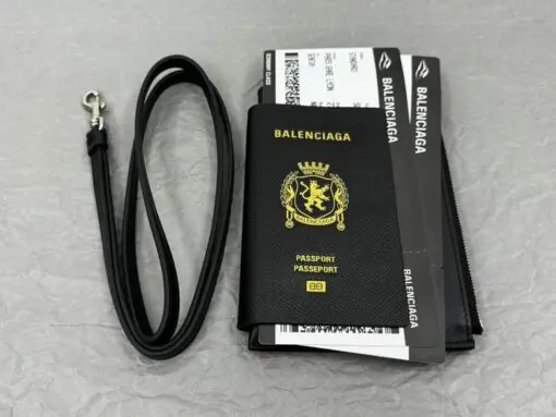 Balenciaga Passport Leather Phone & Card Holder