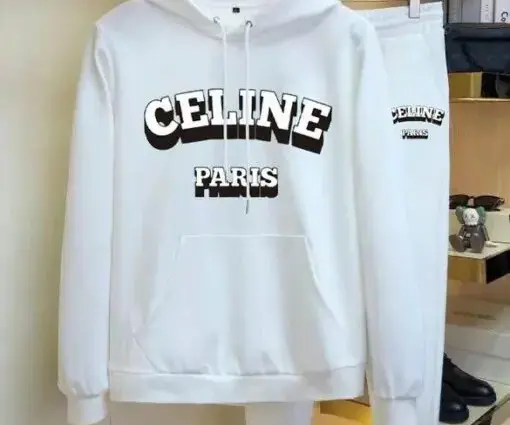Celine Tracksuit Paris White