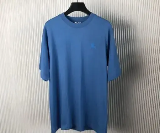 Burberry Logoed T-shirt Blue