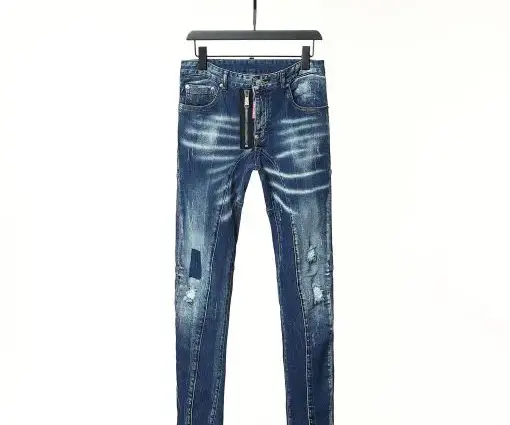 Dsquared2 Distressed Blue Denim Jeans