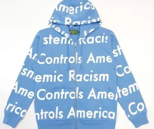 Denim Tears Zip Hoodie Blue