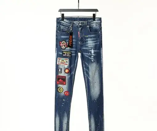 Dsquared2 Ripped Blue Jeans