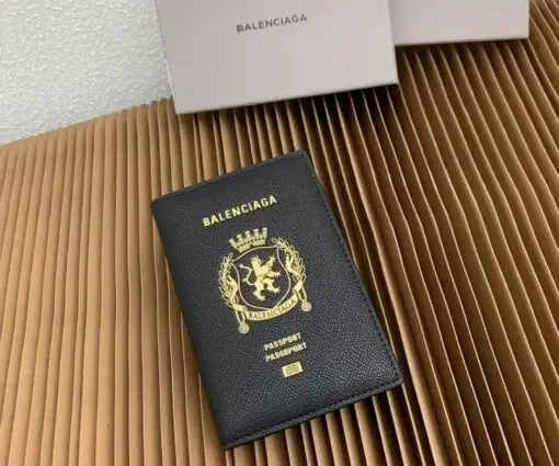 Balenciaga Passport Holder Black