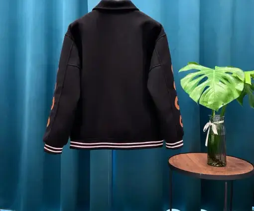 Alternative view of AMIRI Snake Bones Jacket Black