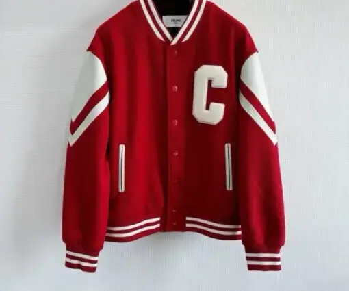 Celine Jacket Red And White