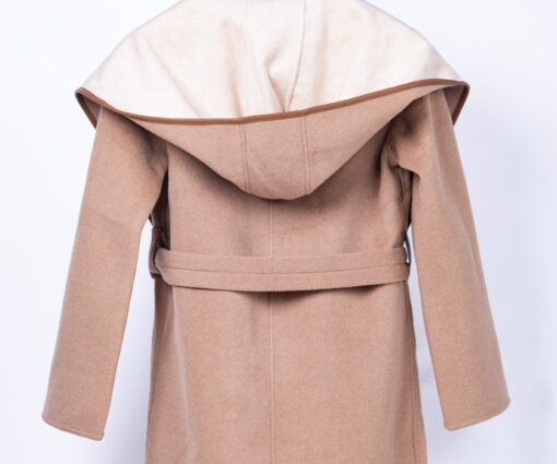 Alternative view of LV Long Wool Coat Light Beige