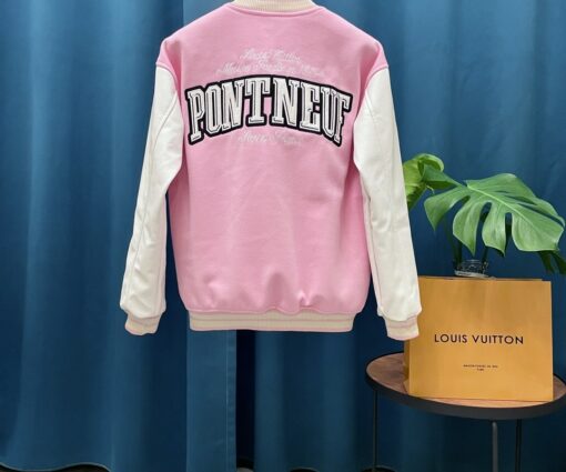 Alternative view of LV Varsity Jacket Pink/ White