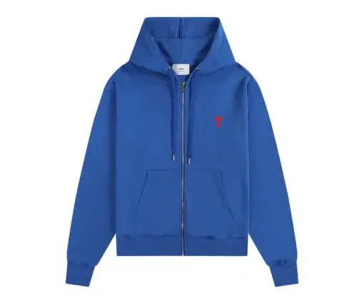 Ami Paris Hoodie Blue